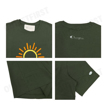 CHAMPION รุ่น MAN'S SS TEE CODE: 220757 GS128 เสื้อยืดคอกลม เสื้อยืดคอกลมผู้ชาย เสื้อยืดแชมเปี่ยน