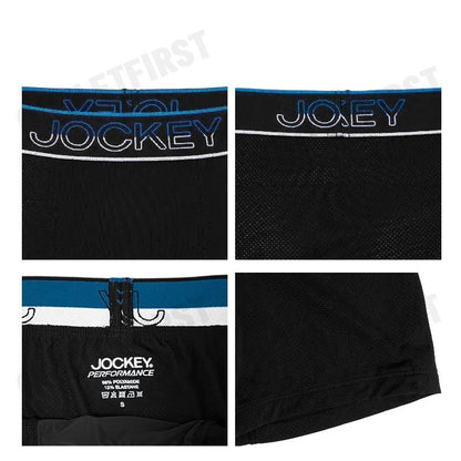 JOCKEY รุ่น PERFORMANCE BOXER TRUNK CODE: KU 3130 (BLACK) กางเกงชั้นในผู้ชาย กางเกงในบ็อกเซอร์ กางเกงจ็อคกี้