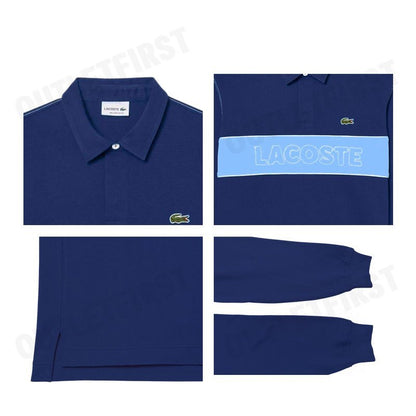 LACOSTE รุ่น MEN'S RELAXED FIT RUGBY SHIRT CODE: KH2854 10 6LE เสื้อโปโล เสื้อโปโลคอปก เสื้อผู้ชาย