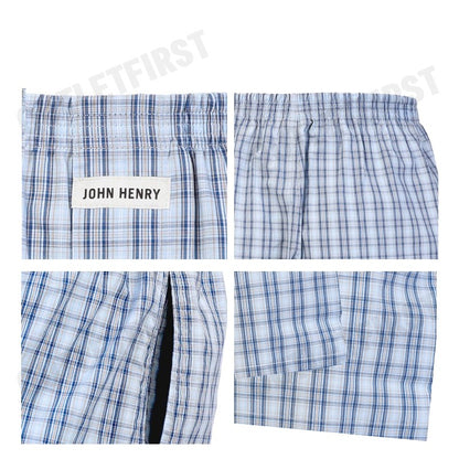JOHN HENRY รุ่น MEN'S BOXER SHORTS CODE: JU JU3705 กางเกงขาสั้นผู้ชาย กางเกงบ๊อกเซอร์ กางเกงจอนเฮนรี่