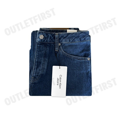CALVIN KLEIN JEANS  WOMEN'S 90S LOOSE JEANS COLOR DARK BLUE DENIM CODE: J223996 1A4