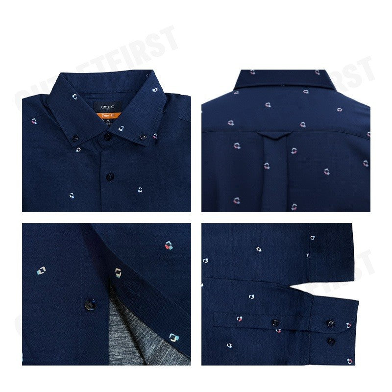 G2000 รุ่น MEN'S CASUAL LONG SLEEVE SHIRT CODE: 4612082278 เสื้อเชิ้ตแขนยาว เสื้อผู้ชาย สีกรม