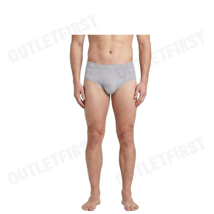 JOCKEY รุ่น MAN'S SEAMLESS WAISTBAND BRIEFS 2 PACK CODE: KU 1550N (GREY) กางเกงชั้นใน กางเกงชั้นในผู้ชาย กางเกงจ็อคกี้