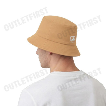 MLB รุ่น UNISEX ROOKIE BUCKET HAT CODE: 3AHT7702N 45CAL หมวกบักเก็ต หมวกสีน้ำตาล หมวกเอ็มแอลบี