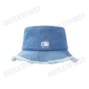 MLB UNISEX COLOR DENIM SAFARI BUCKET HAT COLOR LIGHT BLUE CODE: 3AHTD025N 50BLL