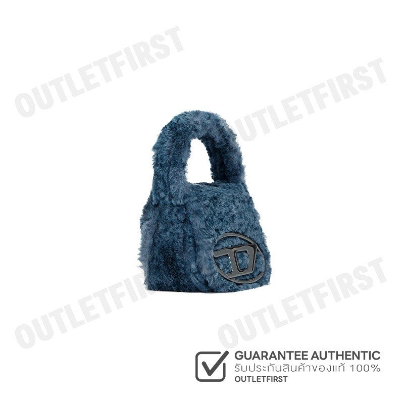 DIESEL รุ่น XS 1DR FAUX FUR TOP HANDLE BAG CODE: X08709 P6672 T6324 กระเป๋าสะพายข้าง กระเป๋าผู้หญิง กระเป๋าถือ