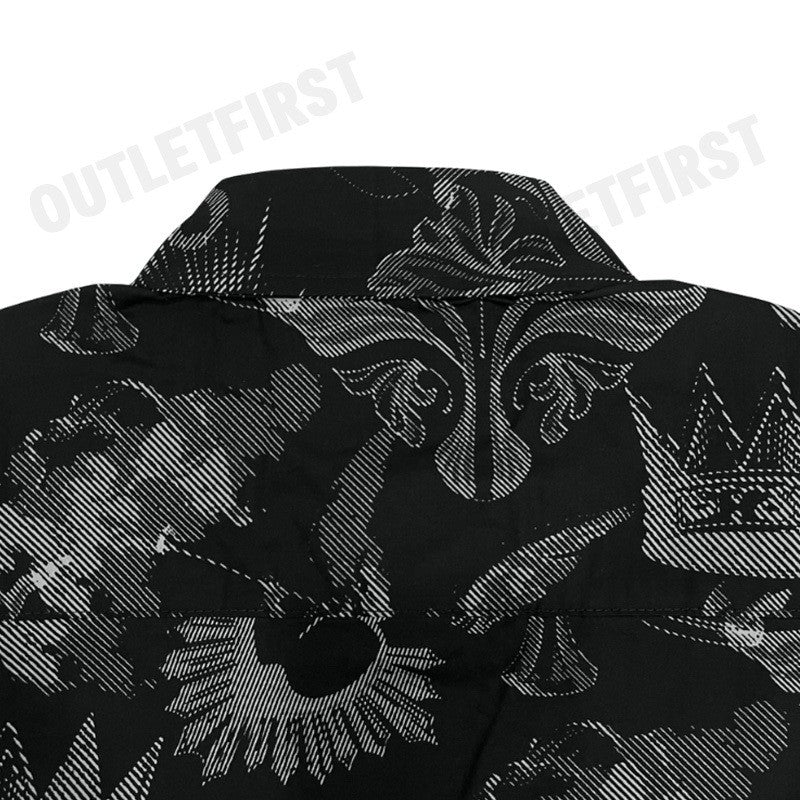 JOHN HENRY รุ่น MEN'S SHORT SLEEVES SLIM FIT SHIRT (BLACK) CODE: JH F424MSSSM32 เสื้อเชิ้ตแขนสั้น เสื้อเชิ้ตผู้ชาย