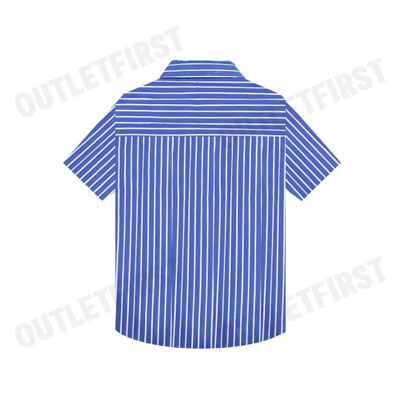 JOHN HENRY รุ่น MEN'S SHORT SLEEVES SLIM FIT SHIRT (BLUE) CODE: JH F424MSSSM43 เสื้อเชิ้ตแขนสั้น เสื้อผู้ชาย เสื้อจอร์น