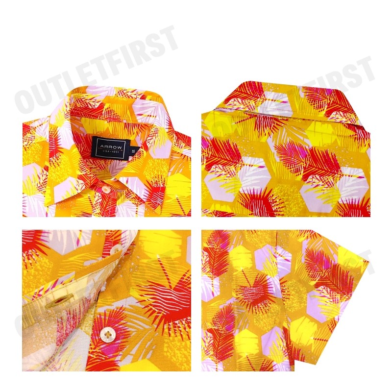 ARROW รุ่น WOMEN'S TROPICAL FABRIC SHIRT CODE: WACC526S3CSOR เสื้อเชิ้ตแขนสั้น เสื้อผู้หญิง เสื้อคอปก
