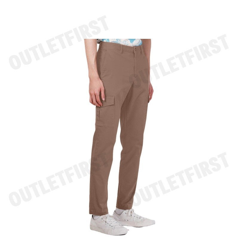 JOHN HENRY รุ่น MEN'S SLIM FIT PANTS (KHAKI) CODE: JH F324MPTSM04 กางเกงขายาว กางเกงผู้ชาย กางเกงทำงาน