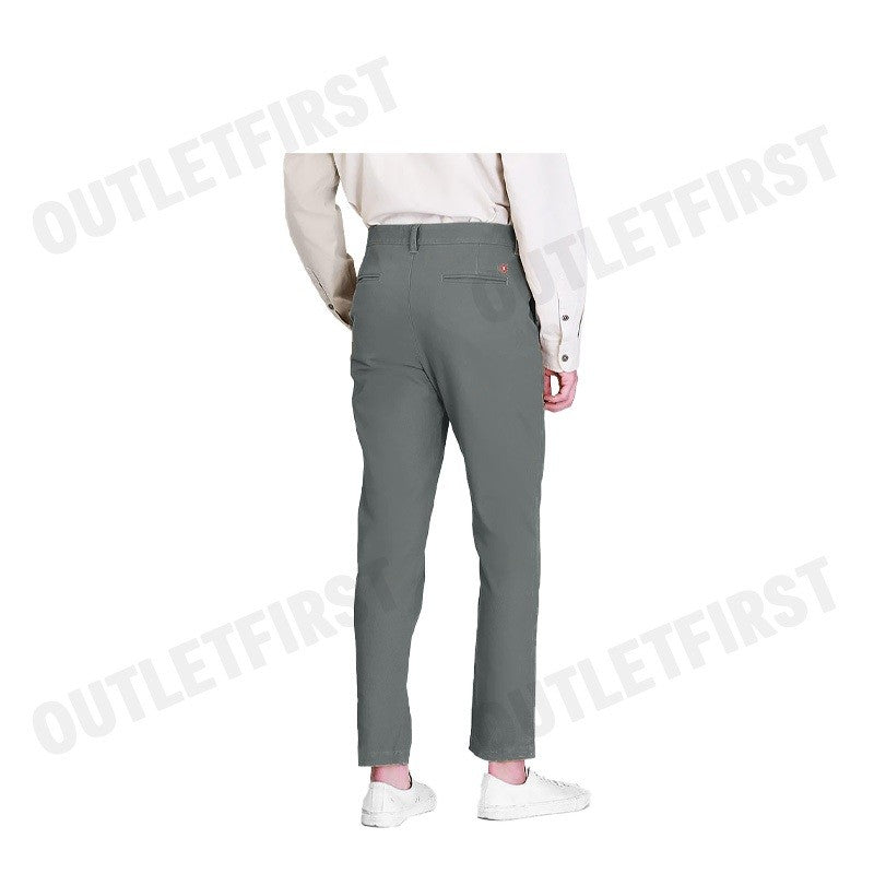 JOHN HENRY รุ่น MEN'S SLIM FIT PANTS (DK.GREY) CODE: JH F124MPTSM01 กางเกงขายาว กางเกงผู้ชาย กางเกงทำงาน