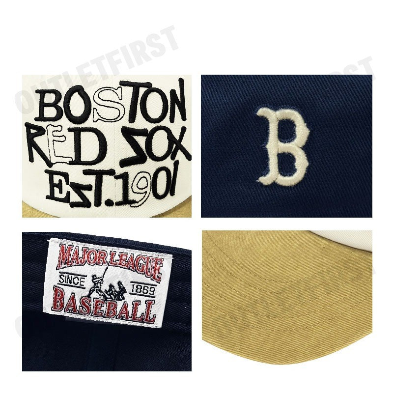 MLB รุ่น STREET VARSITY VINTAGE UNSTRUCTURED BALL CAP BOSTON CODE: 3ACPV125N 43CAL หมวกแก็ป หมวกเบสบอล หมวกMLB