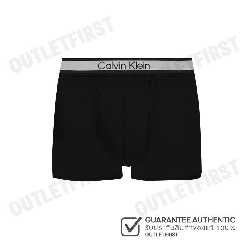CALVIN KLEIN รุ่น TONAL LOGO MICROFIBER LOW RISE TRUNKS CODE: NB4089 UB1 กางเกงชั้นในผู้ชาย กางเกงใน กางเกงสีดำ