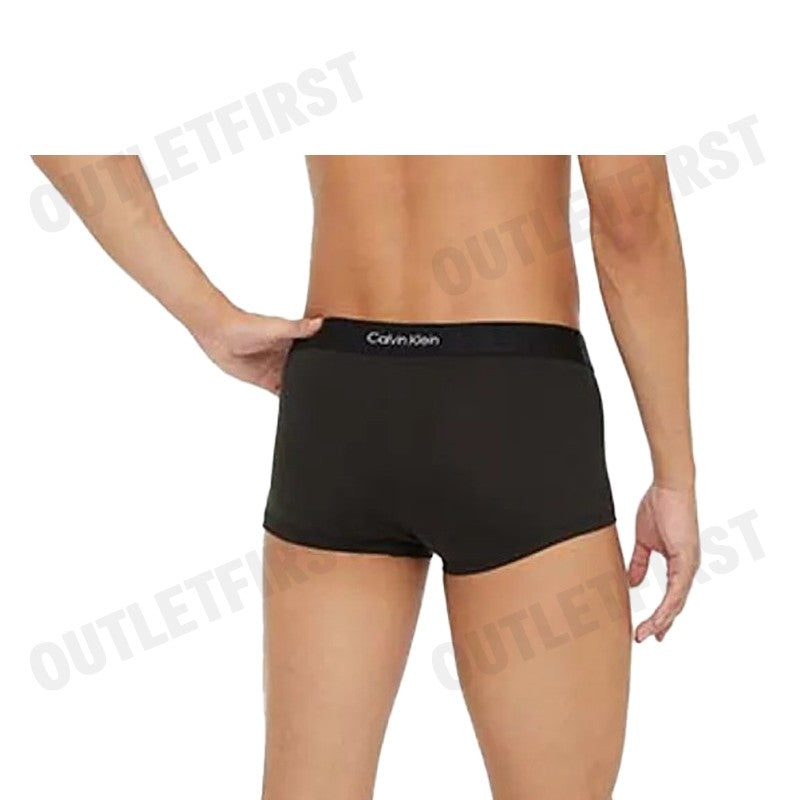 CALVIN KLEIN รุ่น ESTABLISHED ICON LOW RISE TRUNK CODE: NB3321O UB1 กางเกงชั้นในผู้ชาย กางเกงบ๊อกเซอร์ กางเกงในสีดำ
