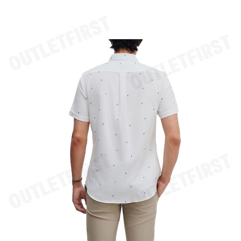 G2000 รุ่น MEN'S CASUAL SHORT-SLEEVED SHIRT CODE: 46130822 00 เสื้อเชิ้ตแขนสั้น เสื้อผู้ชาย เสื้อสีขาว