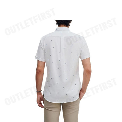G2000 รุ่น MEN'S CASUAL SHORT-SLEEVED SHIRT CODE: 46130822 00 เสื้อเชิ้ตแขนสั้น เสื้อผู้ชาย เสื้อสีขาว