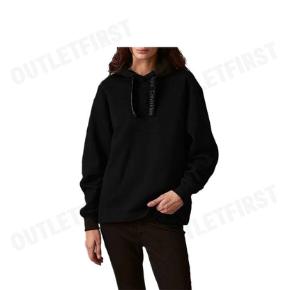 CALVIN KLEIN JEANS รุ่น WOMEN'S DRAWCORD HOODIE CODE: ZW02605 BEH เสื้อสเวตเตอร์ เสื้อแขนยาว เสื้อผู้หญิง