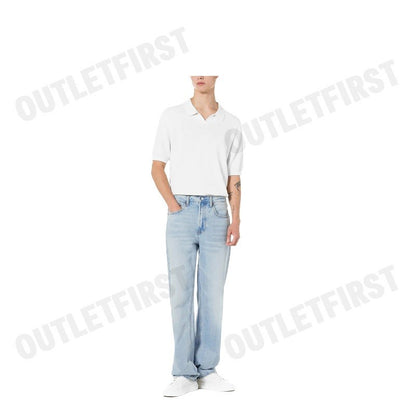 CALVIN KLEIN JEANS รุ่น MEN'S SIGNATURE 90S STRAIGHT FIT CODE: 40EM718 EF8 กางเกงยีนส์ กางเกงผู้ชาย กางเกงขายาว