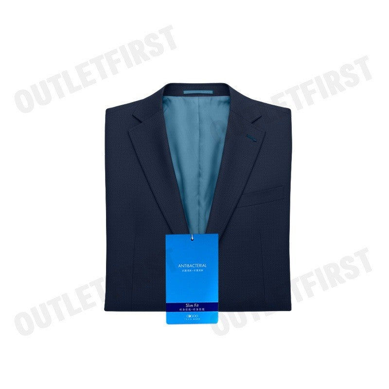 G2000 รุ่น MEN CLOTHING ANTI-BACTERIAL TEXTURE SUIT BLAZER SLIM FIT CODE: 46113373 78 เสื้อสูทผู้ชาย สูทสีกรม เสื้อสูท