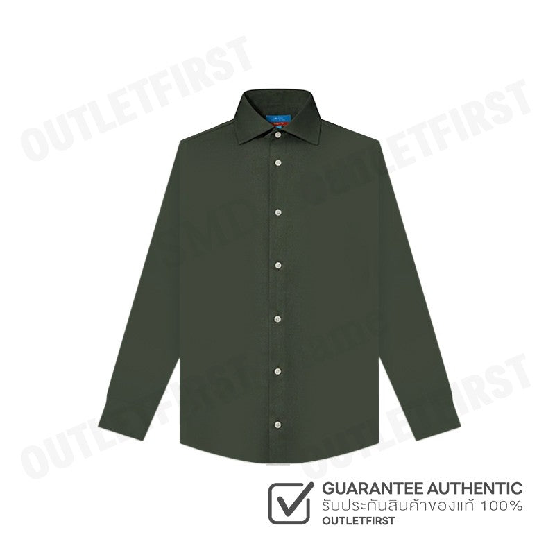 G2000 รุ่น MEN CLOTHING NON -IRON SMOOTH STRETCH SHIRT SMART FIT CODE: 41123552 97 เสื้อเชิ้ตแขนยาว เสื้อผู้ชาย สีเขียว