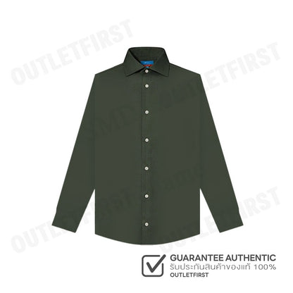 G2000 รุ่น MEN CLOTHING NON -IRON SMOOTH STRETCH SHIRT SMART FIT CODE: 41123552 97 เสื้อเชิ้ตแขนยาว เสื้อผู้ชาย สีเขียว
