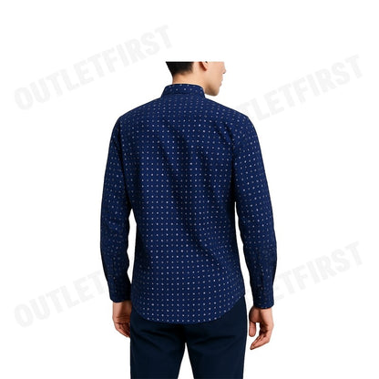 GUY LAROCHE รุ่น MAN'S LONG SLEEVES SHIRT CODE: BAB5221P4NV เสื้อเชิ้ต เสื้อแขนยาว เสื้อผู้ชาย