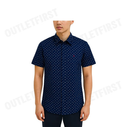 GUY LAROCHE รุ่น MAN'S SHORT SLEEVES SHIRT CODE: BAC5221P4NV เสื้อเชิ้ต เสื้อแขนสั้น เสื้อผู้ชาย