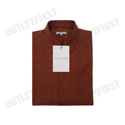 GUY LAROCHE รุ่น MAN'S LONG SLEEVES SHIRT  CODE: BAC9205W3BR เสื้อเชิ้ต เสื้อแขนสั้น เสื้อผู้ชาย
