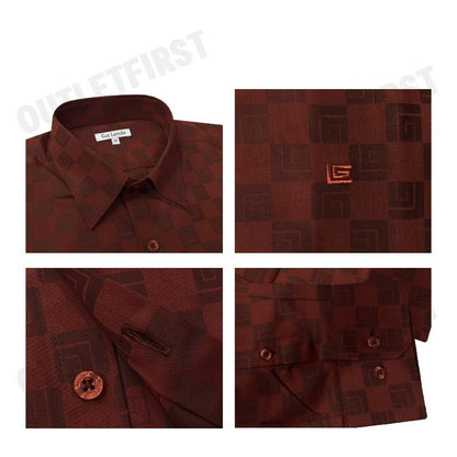 GUY LAROCHE รุ่น MAN'S LONG SLEEVES SHIRT CODE: BAB9212W3RE เสื้อเชิ้ต เสื้อแขนยาว เสื้อผู้ชาย