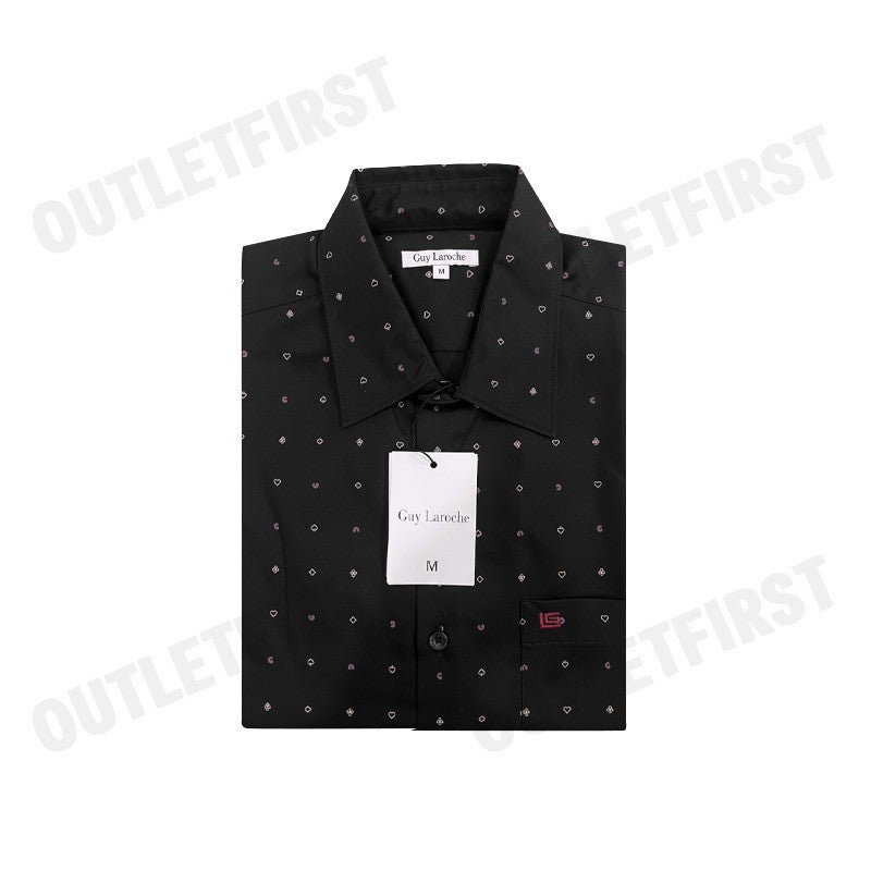 GUY LAROCHE รุ่น MAN'S LONG SLEEVES SHIRT CODE: BAB5220P4BL เสื้อเชิ้ต เสื้อแขนยาว เสื้อผู้ชาย