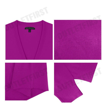 ARMANI EXCHANGE รุ่น WOMEN'S CARDIGAN CODE: 6DYE1J YME3Z 7420 เสื้อคาร์ดิแกน เสื้อผู้หญิง เสื้อarmani สีชมพู
