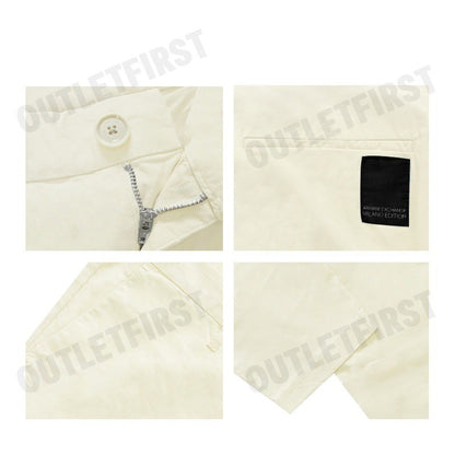 ARMANI EXCHANGE รุ่น MEN'S COTTON GABARDINE CHINO PANTS CODE: 3DZP07 ZN3TZ 1792 กางเกงขายาว กางเกงผู้ชาย สีเบจ