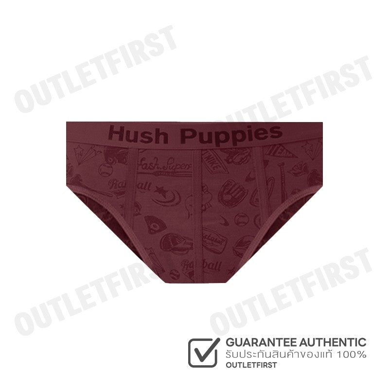 HUSH PUPPIES รุ่น MEN'S FASHION BRIEFS CODE: HU H2F032 (RED) กางเกงชั้นในผู้ชาย กางเกงฮัชพัพพีส์ กางเกงสีแดง