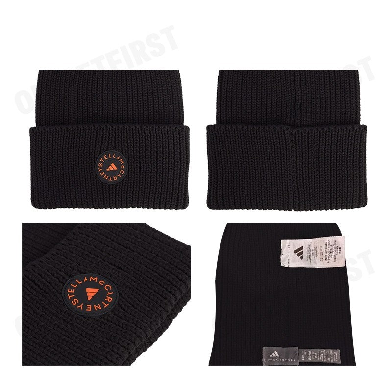 ADIDAS BY STELLA MCCARTNEY รุ่น BEANIE CODE: JF4280 หมวกบีนนี่ หมวกไหมพรม หมวกไหมพรมดำ