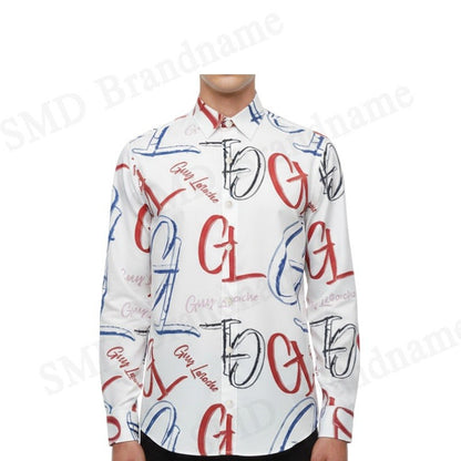 GUY LAROCHE รุ่น MAN'S LONG SLEEVES SHIRT CODE: DAC5203P4WH เสื้อเชิ้ต เสื้อแขนยาว เสื้อผู้ชาย