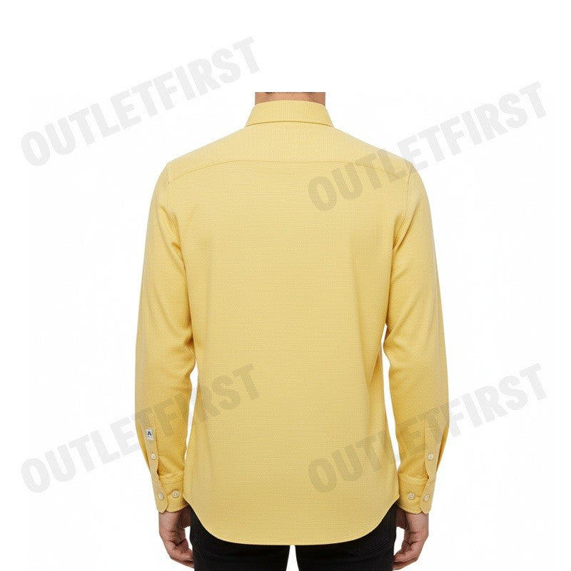 ARROW รุ่น MEN'S PREMIUM COLLECTION COMFORT FIT SHIRT CODE: MAPC703S4BSYE เสื้อเชิ้ต เสื้อแขนยาว เสื้อผู้ชาย