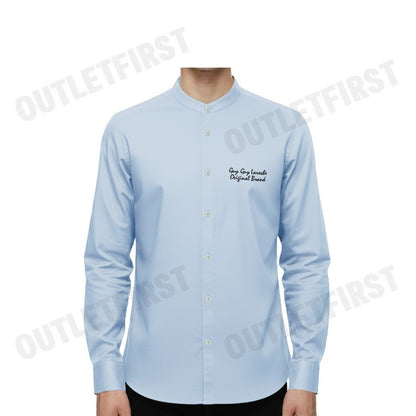 GUY LAROCHE รุ่น STAND COLLAR SLIM FIT SHIRT CODE: DAC6260P3BU เสื้อเชิ้ต เสื้อแขนยาว เสื้อผู้ชาย