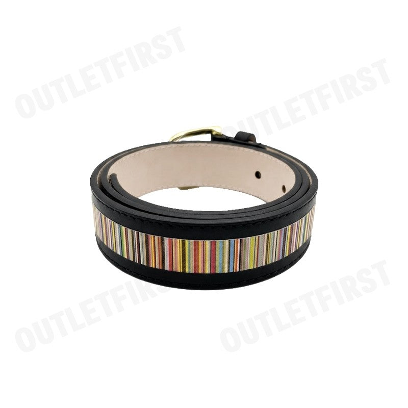 PS PAUL SMITH รุ่น WOMEN'S BELT BLACK CODE: W1A 7612 LSIGST 79 เข็มขัดผู้หญิง เข็มขัดสีดำ เข็มขัดพอล สมิธ