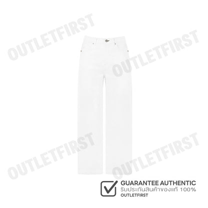 PS PAUL SMITH รุ่น WOMEN'S WIDE LEG JEANS CODE: W2R 357T P31283 01 กางเกงยีนส์ผู้หญิง กางเกงยีนส์ขายาว กางเกงยีนส์สีขาว