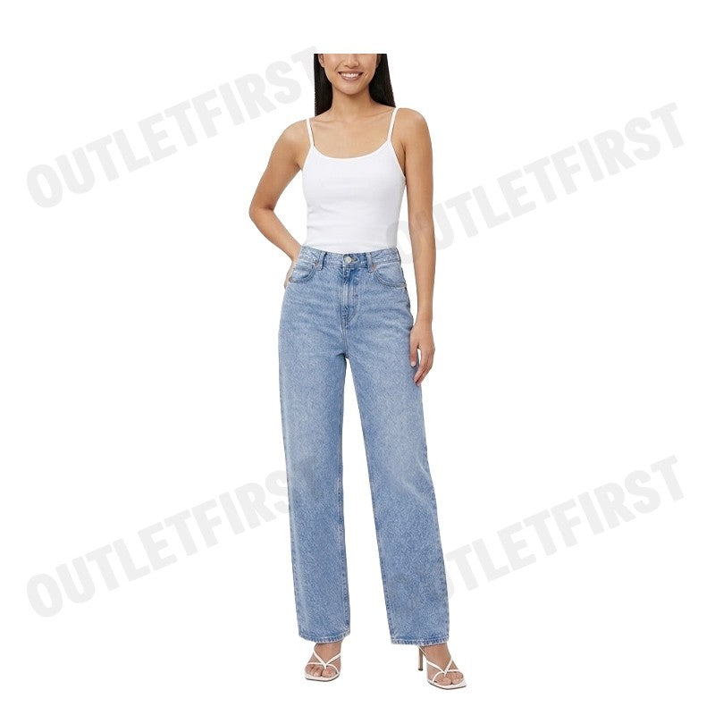 PS PAUL SMITH รุ่น WOMEN'S STRAIGHT FIT JEANS CODE: W2R 257T P21404 LT กางเกงยีนส์ผู้หญิง กางเกงยีนส์ขายาว สีฟ้าอ่อน