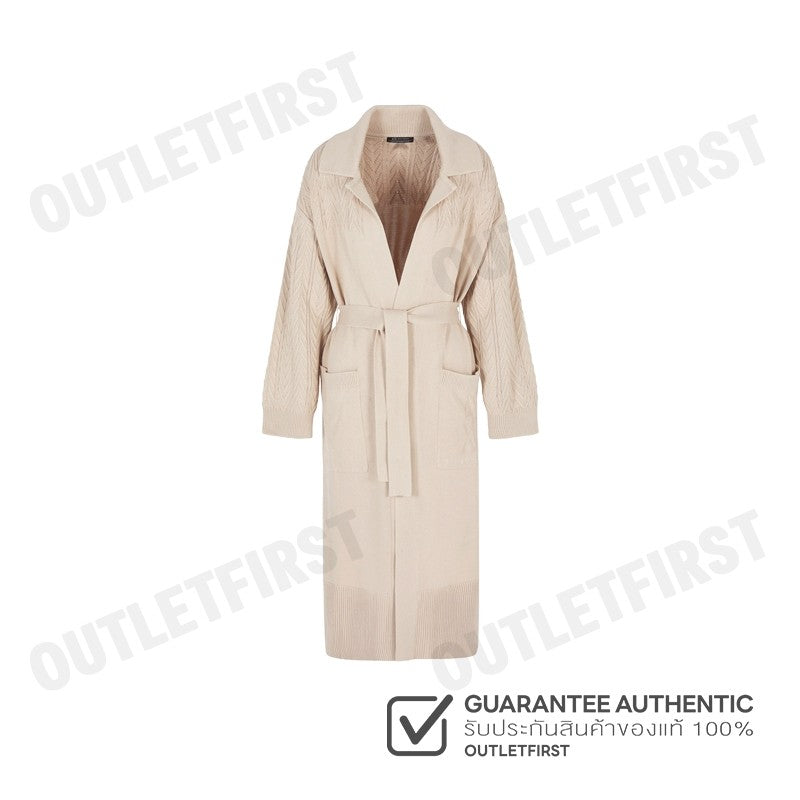 ARMANI EXCHANGE รุ่น ASV LONG MAXI-CARDIGAN WITH BELT CODE: 6DYE1C YMZ1Z 19 เสื้อคลุมคาร์ดิแกน เสื้อผู้หญิง เสื้อarmani