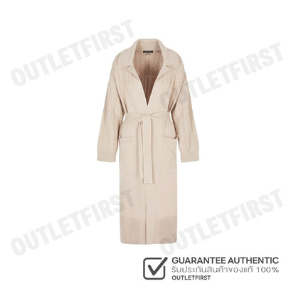 ARMANI EXCHANGE รุ่น ASV LONG MAXI-CARDIGAN WITH BELT CODE: 6DYE1C YMZ1Z 19 เสื้อคลุมคาร์ดิแกน เสื้อผู้หญิง เสื้อarmani