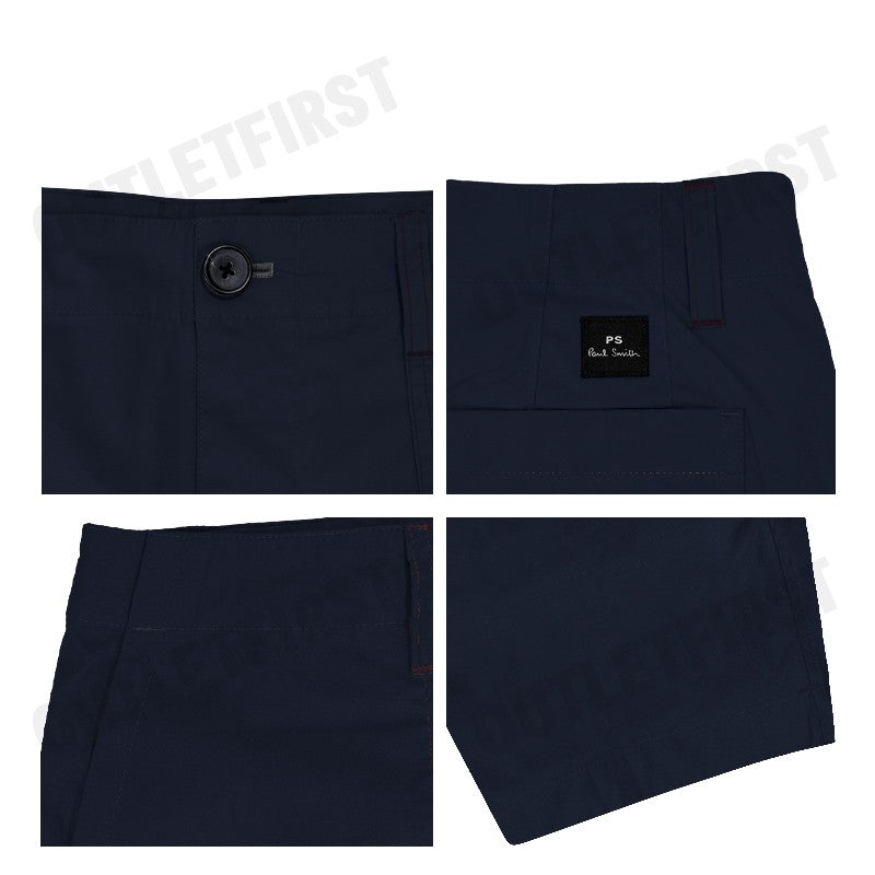 PS PAUL SMITH รุ่น MAN'S SHORTS CODE: M2R 071Z N21951 49 กางเกงขาสั้น กางเกงผู้ชาย กางเกงสีกรม