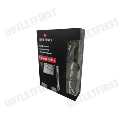 JOHN HENRY รุ่น UNDERWEAR MEN'S VALUE PACK CODE: JU29005 (OLIVE) กางเกงชั้นใน กางเกงชั้นในผู้ชาย กางเกงในจอน
