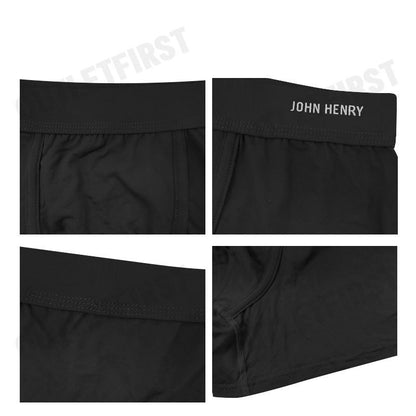 JOHN HENRY รุ่น UNDERWEAR MEN'S VALUE PACK CODE: JU39005 (BLACK) กางเกงชั้นในผู้ชาย กางเกงบ็อกเซอร์ กางเกงในจอน