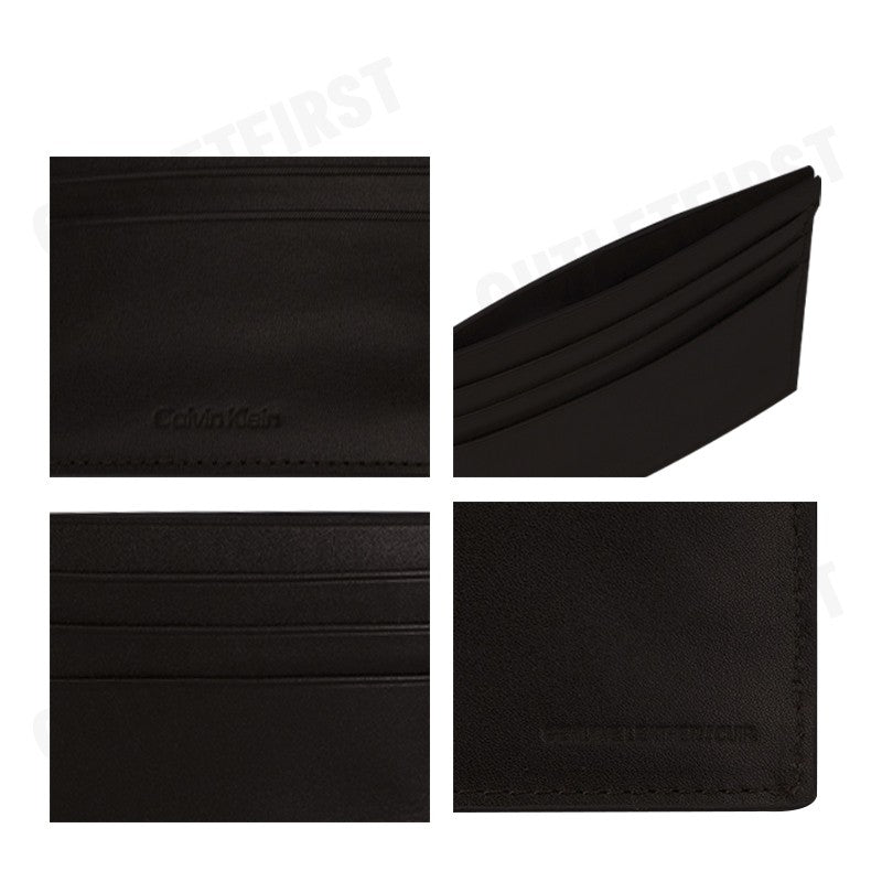 CALVIN KLEIN CK INSET CARD CASE COLOR BROWN CODE: 4D1004G BAY