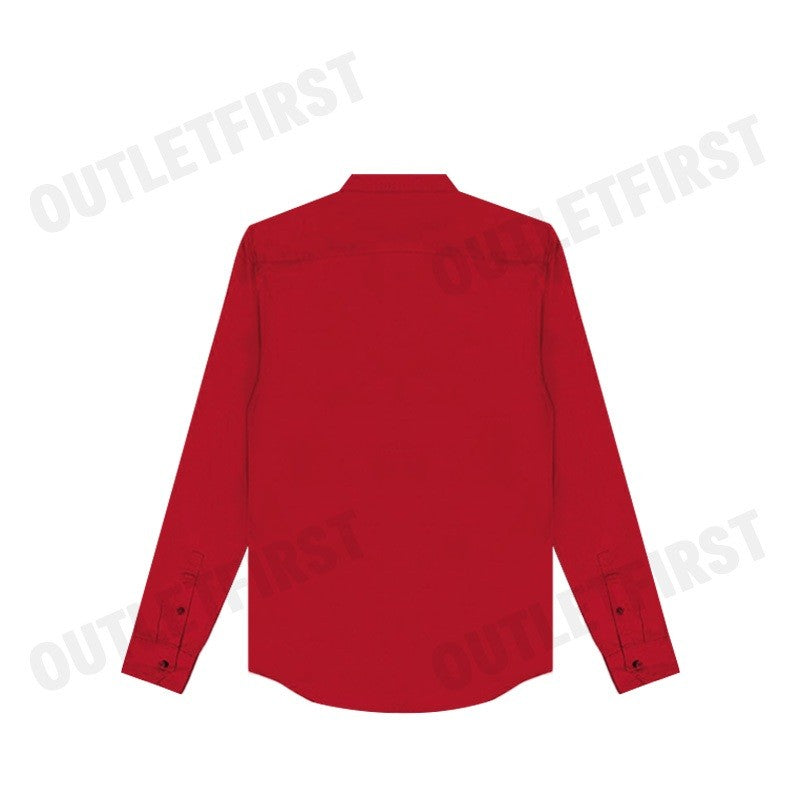 GUY LAROCHE STAND COLLAR SLIM FIT SHIRT COLOR  RED CODE: DAC6260P3RE