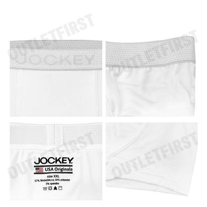 JOCKEY รุ่น UNDERWEAR EXTRA DRY TRUNK CODE: KU 1906 (WHITE) กางเกงชั้นในผู้ชาย กางเกงในบ็อกเซอร์ กางเกงจ็อคกี้