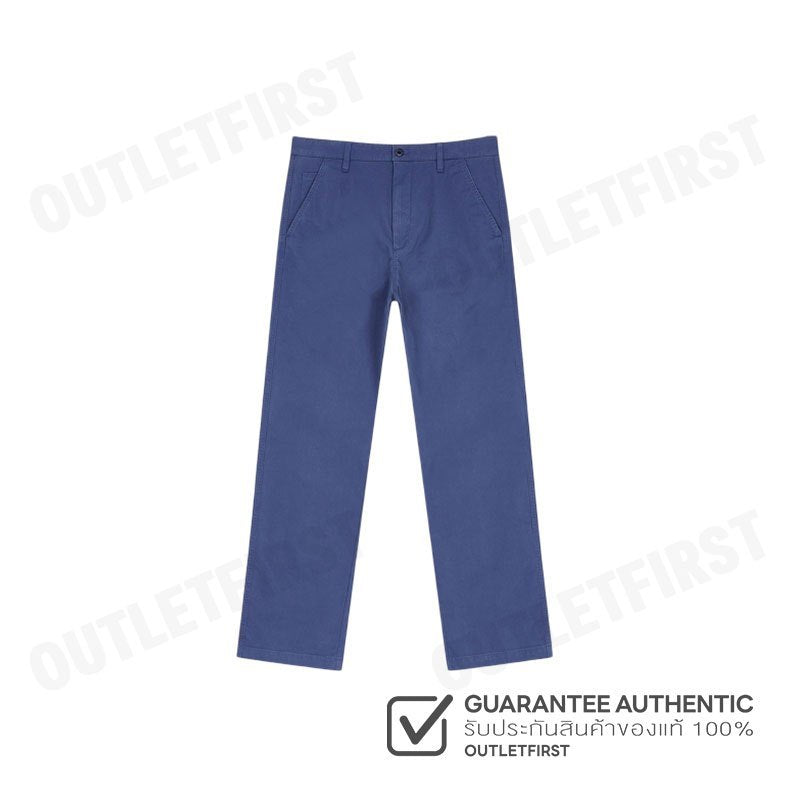 CALVIN KLEIN รุ่น 90S STRAIGHT TWILL CHINOS CODE: 4RB602G RLY กางเกงขายาว กางเกงสีน้ำเงิน กางเกงผู้ชาย