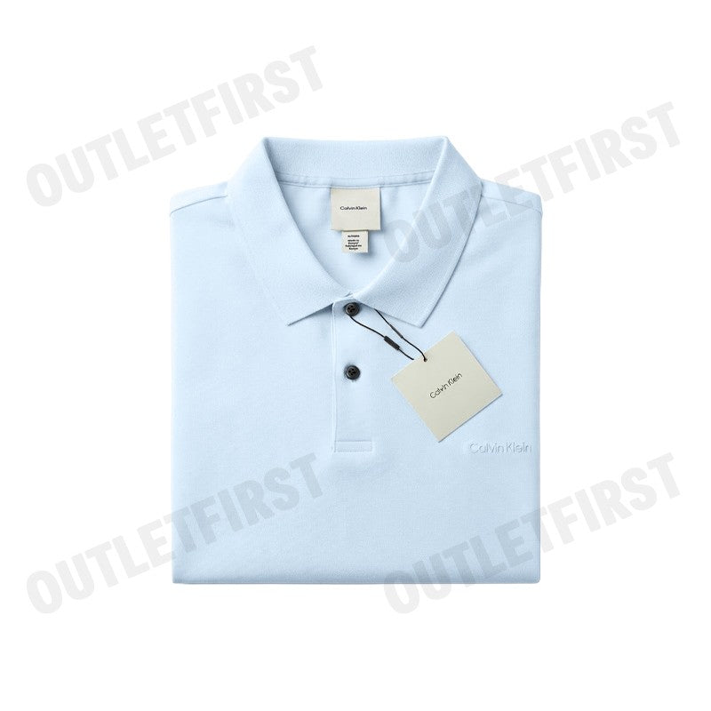 CALVIN KLEIN รุ่น MEN'S LIQUID TOUCH POLO SHIRT CODE: 4LC251G 3UD เสื้อโปโล เสื้อแขนสั้น เสื้อผู้ชาย